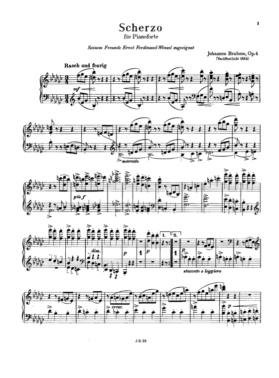 Johannes Brahms【Complete Shorter Works】for Solo Piano