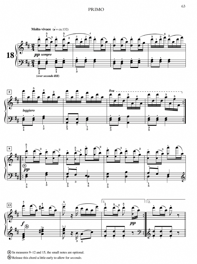Brahms【Hungarian Dances, Vol. 2】for one Piano , Four Hands Brahms【Hungarian Dances, Vol. 2】for one Piano , Four Hands
