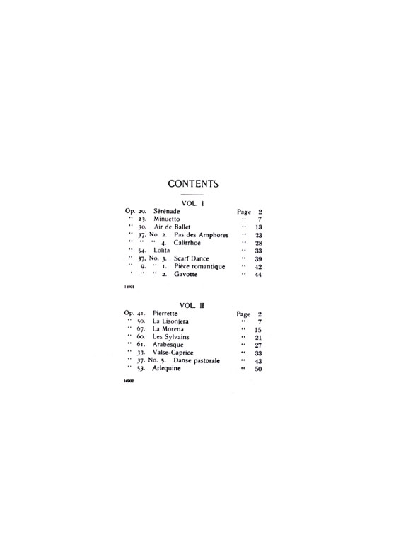 Chaminade【Selected Compositions】for The Piano , Book 1