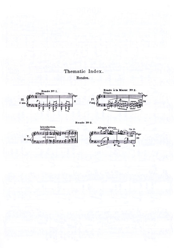 Chopin【Complete Works for The Piano , Book Ⅹ】Rondos (Mikuli)