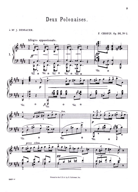 Chopin【Complete Works for The Piano , Book Ⅲ】Polonaises(Mikuli)