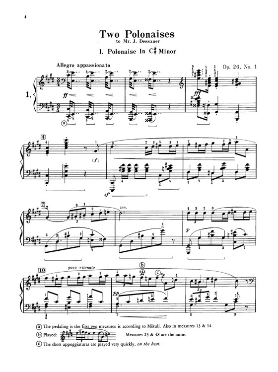Chopin【Polonaises , Complete】for The Piano