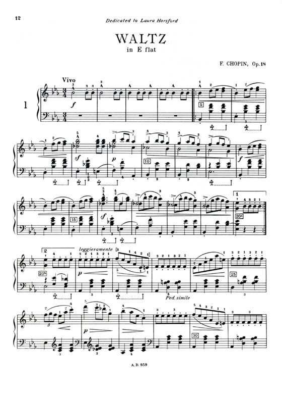 Chopin【Waltzes】Piano(ABRSM)	