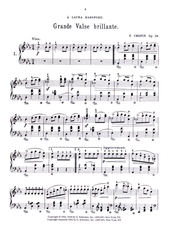 Chopin【Works for The Piano , Book 1】Waltzes(Mikuli)