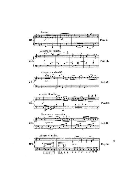 Clementi【Piano Sonatas ,Volume Ⅳ , Nos. 19-24】for Piano