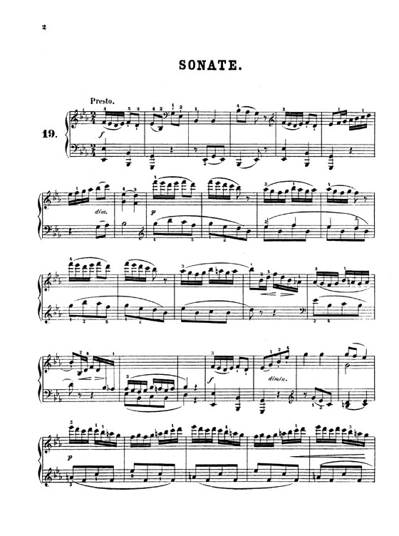 Clementi【Piano Sonatas ,Volume Ⅳ , Nos. 19-24】for Piano