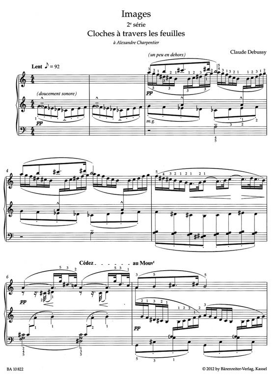 Debussy【Images , 2e Serie】 for The Piano