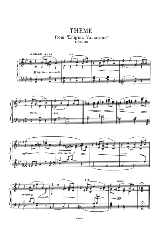 Edward Elgar【Piano】Album