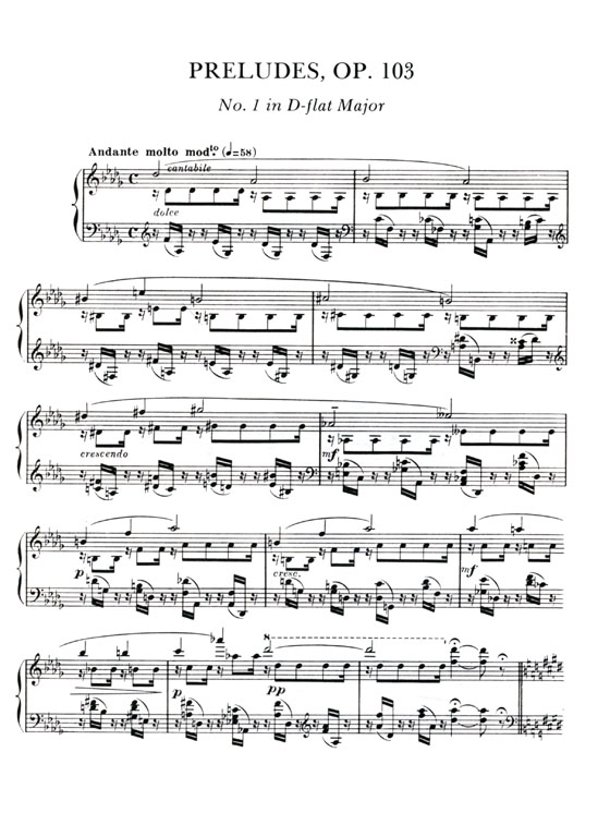 Faure【Complete Preludes, Impromptus and Valses-Caprices】for Piano