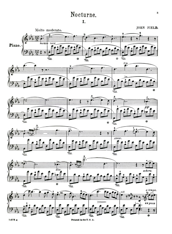 Field【18 Nocturnes】for The Piano(Liszt) Field【18 Nocturnes】for The Piano(Liszt)