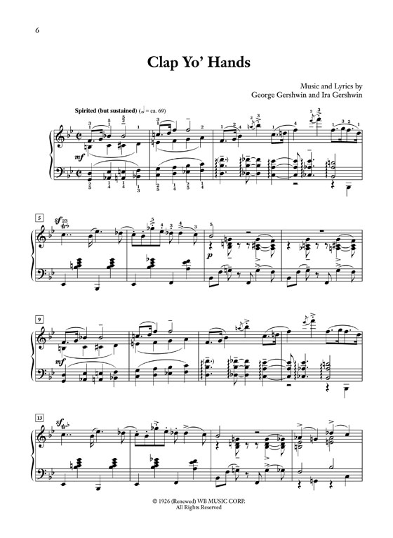 Gershwin Transcriptions for Piano