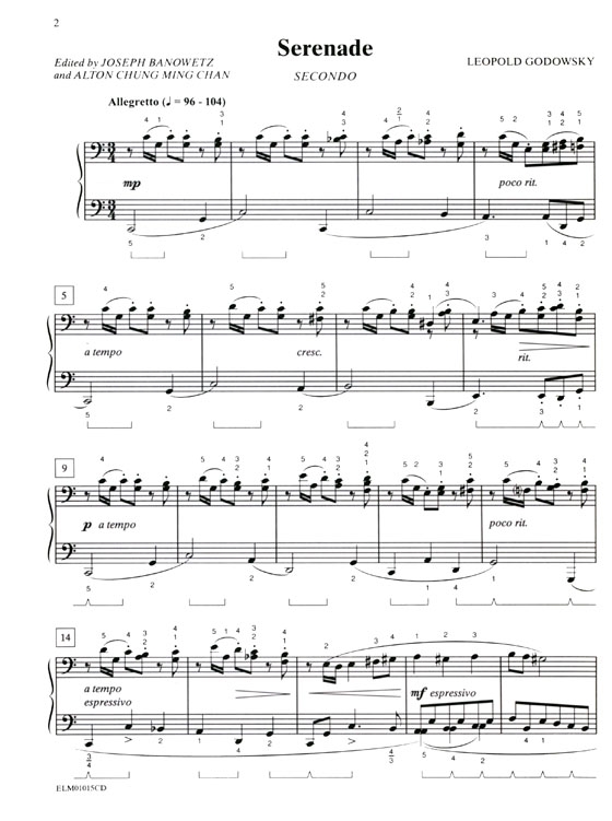 Leopold Godowsky Miniatures, Volume Ⅲ 【CD+樂譜】Miscellaneous Pieces For One Piano , Four Hands Leopold Godowsky Miniatures, Volume Ⅲ 【CD+樂譜】Miscellaneous Pieces For One Piano , Four Hands