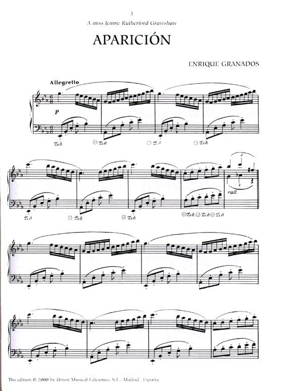 Enrique Granados【Musica】Para Piano