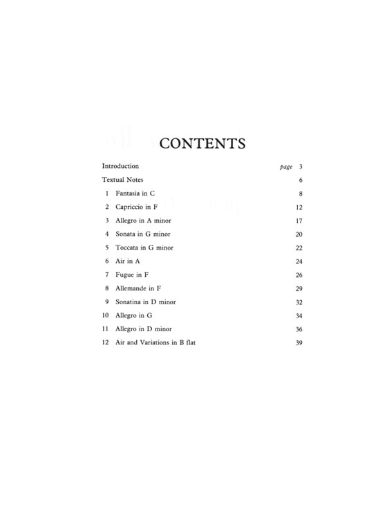 Handel【Selected Keyboard Works】Book Ⅱ , Miscellaneous Pieces Handel【Selected Keyboard Works】Book Ⅱ , Miscellaneous Pieces