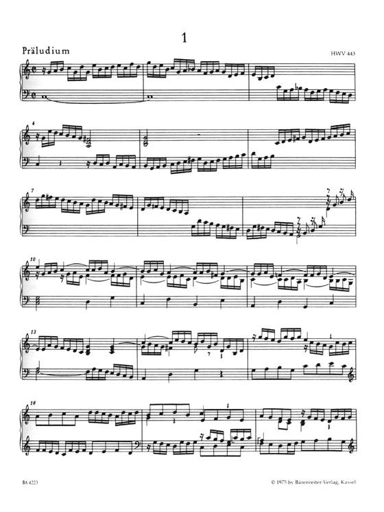Handel【Keyboard Works Ⅳ】Miscellaneous Suites and Pieces , Second Part