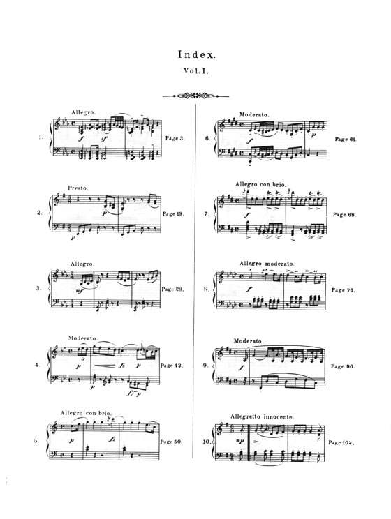 Haydn【Sonatas Book Ⅰ, Nos. 1- 10】For The Piano