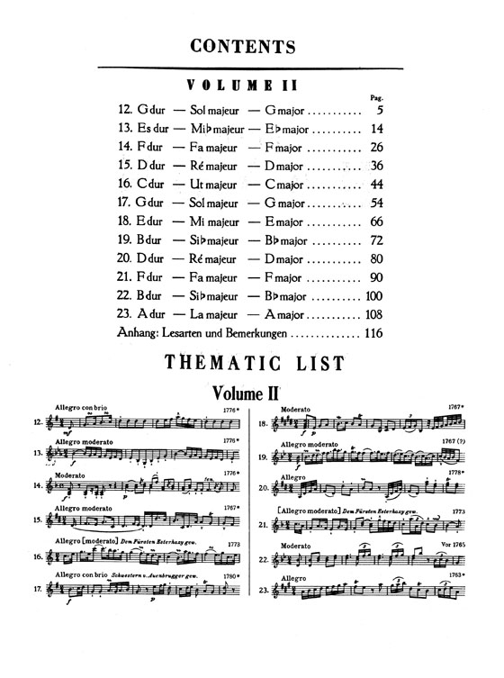 Haydn【Sonatas Complete in 4 Volumes, Volume Ⅱ, Nos. 12-23 】For Piano