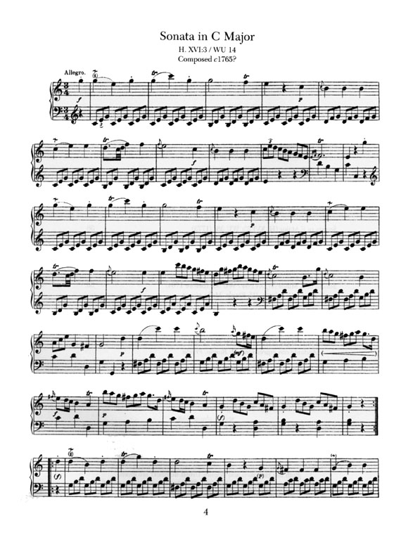 Haydn【Eleven】Great Piano Sonatas