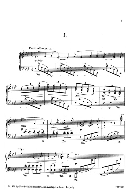 Im Zwielicht. Lieder und Tänze für Clavier von【Theodor Kirchner】Op. 31