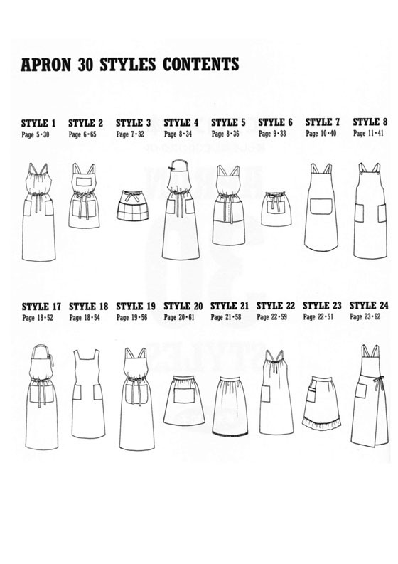 エプロンの本 暮らしを楽しむ30のスタイル Apron 30 Styles