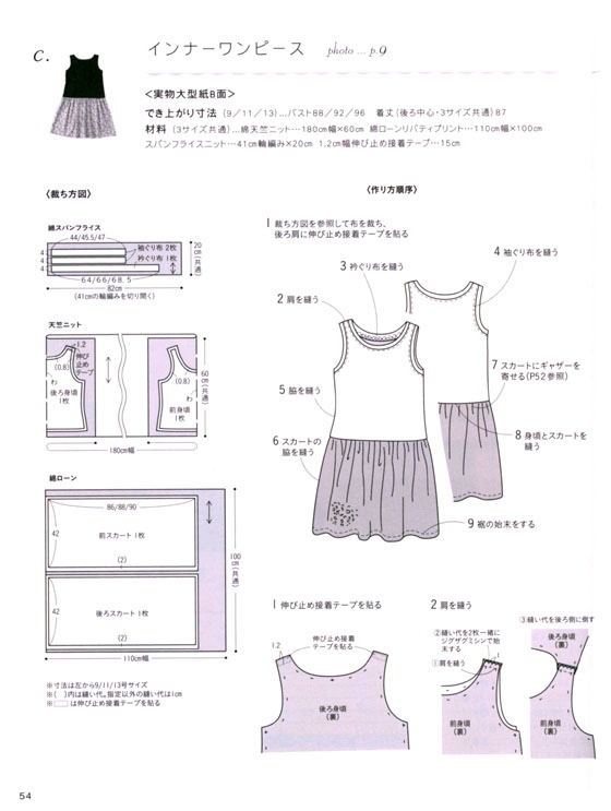 着まわしが楽しい ワンピースとチュニック パターンショップ Hooray!