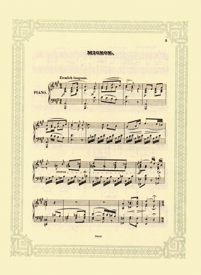 Liszt【Sechs Goethe-Lieder von L. v. Beethoven】für Klavier
