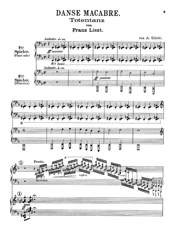 Liszt【Totentanz】For Two Pianos / Four Hands