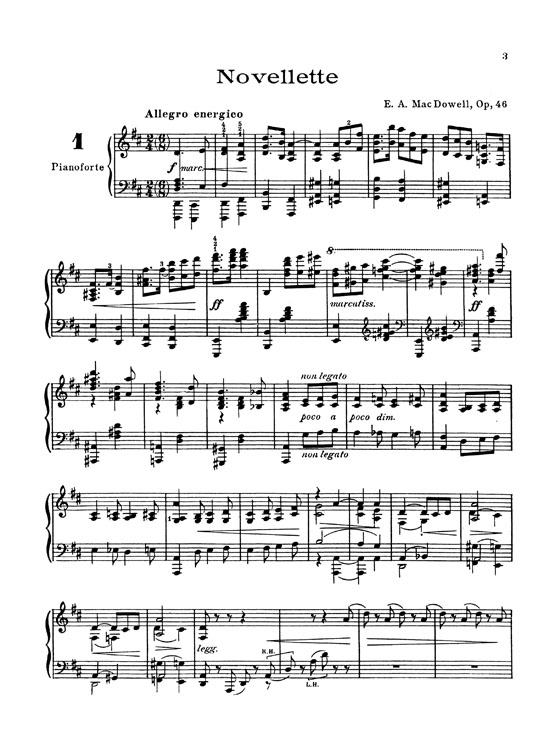 MacDowell【Twelve Virtuoso Studies , Opus 46】for Piano