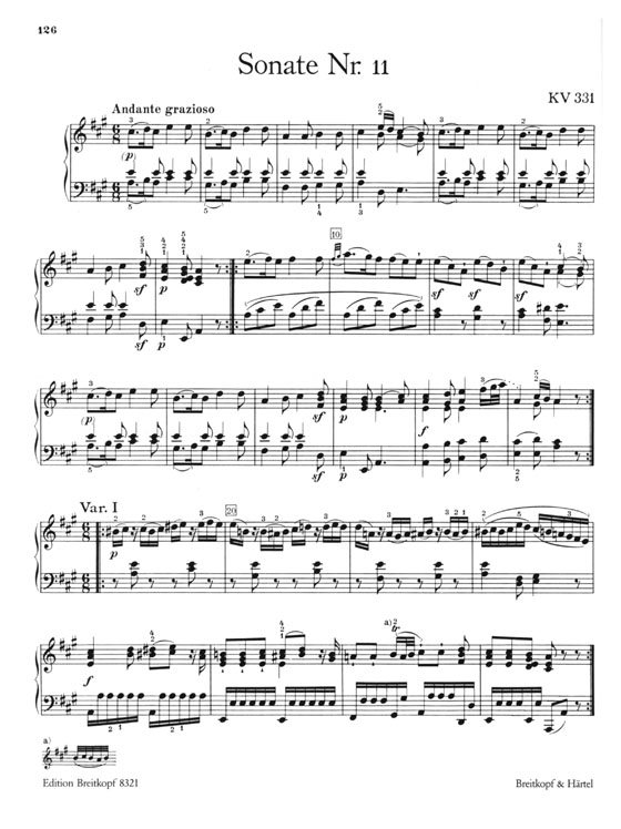 Mozart【Sämtliche Klaviersonaten / Complete Piano Sonatas】Ⅱ