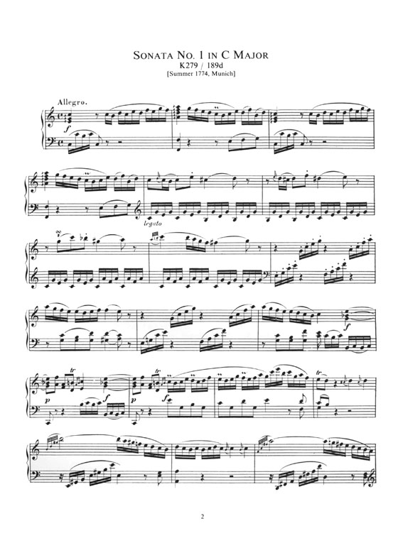 Mozart【Complete Sonatas and Fantasies】for Solo Piano