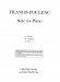 Francis Poulenc【Suite】for Piano Francis Poulenc【Suite】for Piano