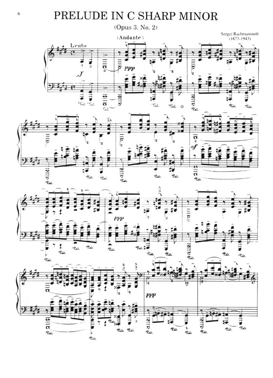 Rachmaninoff【Very Best】for Piano