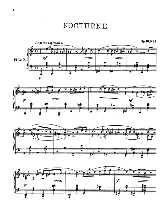 Rachmaninoff【 Morceaux De Salon , Opus 10 Nos. 1-7】for Piano