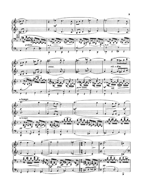 Rachmaninoff【Piano Concerto No. 3 , Opus 30】for Two Pianos / Four Hands
