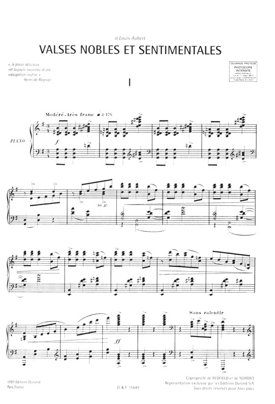 Ravel【Œuvres Pour Piano Ⅲ / Piano Works Ⅲ】