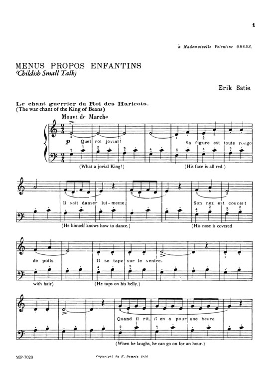 Piano Music of【Erik Satie】