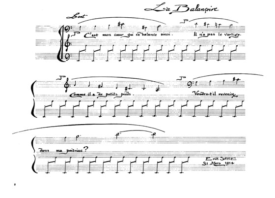 Satie【Twenty Short Pieces】for Piano (Sports et Divertissements)