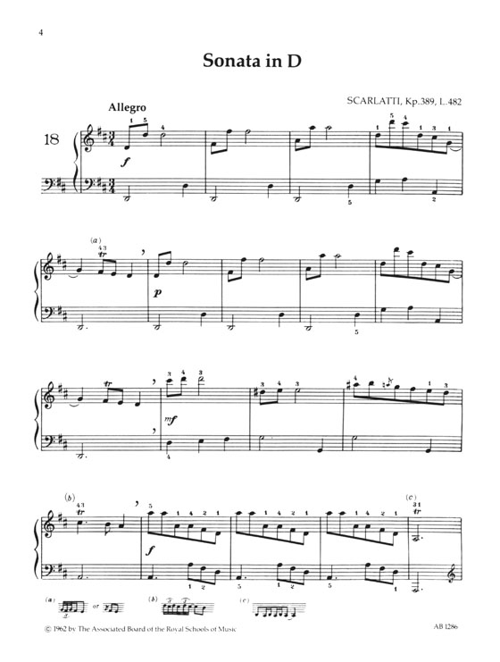 Scarlatti【Keyboard Pieces and Sonatas】Book Ⅱ