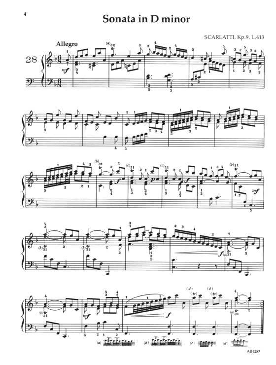 Scarlatti【Keyboard Pieces and Sonatas】Book Ⅲ