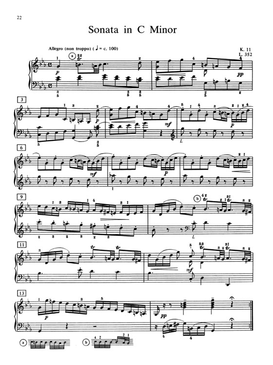 Scarlatti【Sonatas , Volume Ⅰ】for The Keyboard