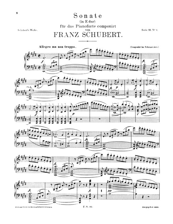 Schubert【Complete Sonatas】for Pianoforte Solo