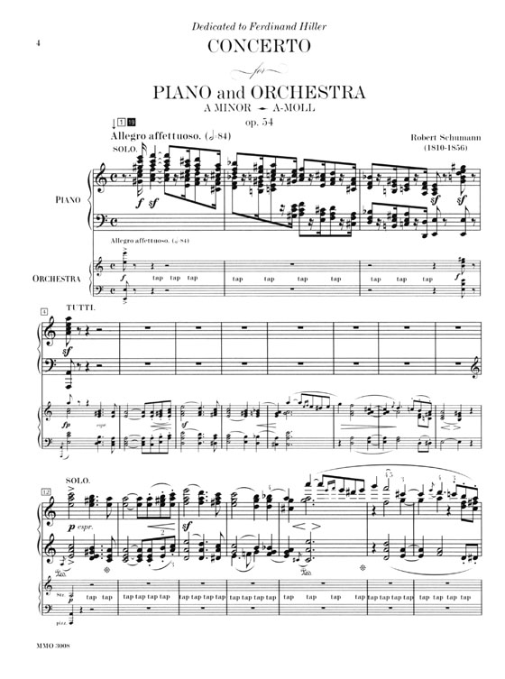 Schumann【2CD+樂譜】Piano Concerto In A Minor , Op. 54