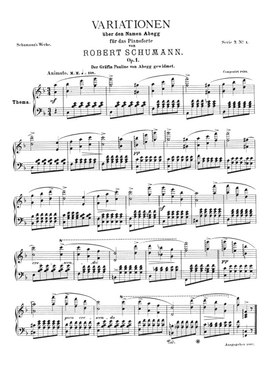 Robert Schumann【Piano Music】Series Ⅰ