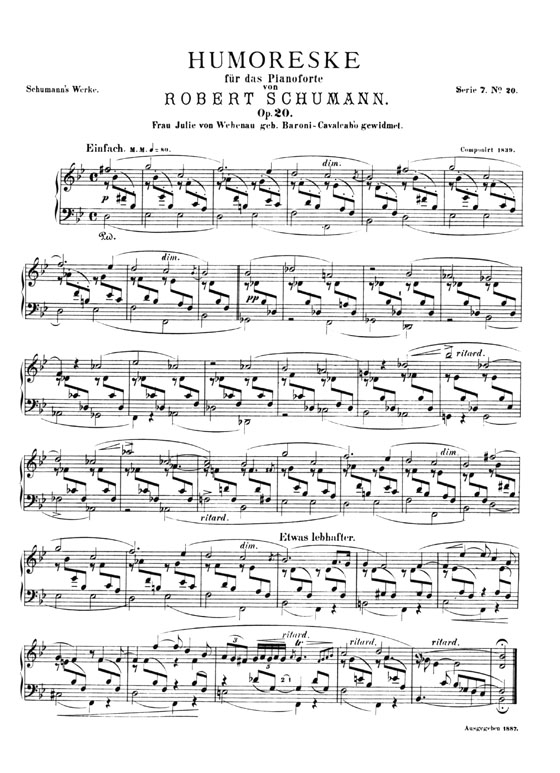 Robert Schumann【Piano Music】Series Ⅱ