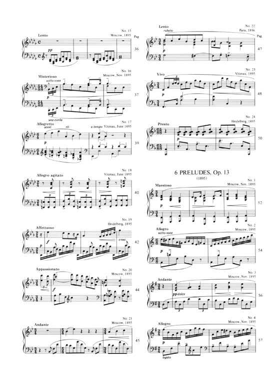 Scriabin【Piano Works , Vol. 4】Preludes Op.11, 13, 15, 16, 22, 27, 33, 37, 48, 67, 74スクリアビン ピアノ曲集 第四巻‧前奏曲集