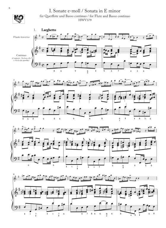 Handel【Flute Sonatas】ヘンデル フルート・ソナタ集