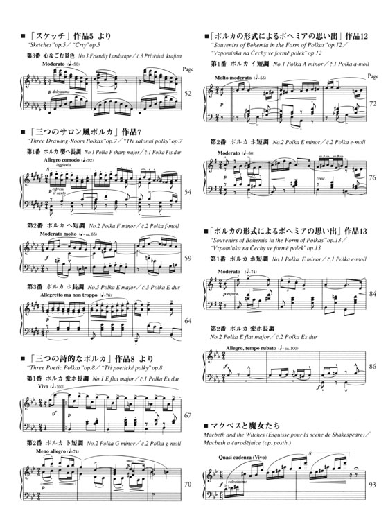 Smetana【Piano Works Vol. 1】スメタナ ピアノ作品集 第1巻