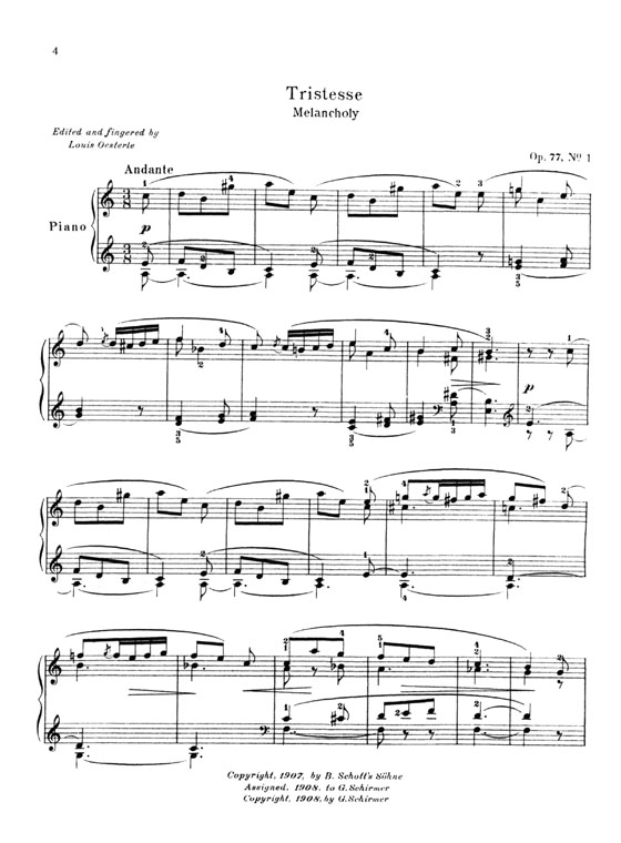 Moszkowski【Music for Piano】