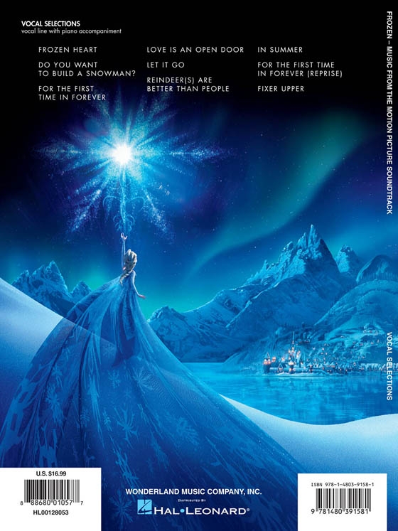 Frozen【Music From The Motion Picture Soundtrack】Vocal Selections