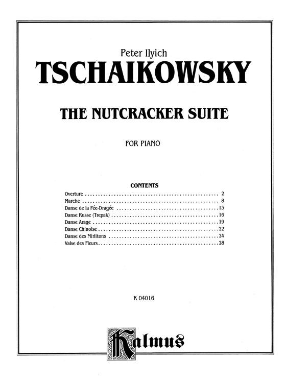 Tschaikowsky【The Nutcracker Suite】for Piano